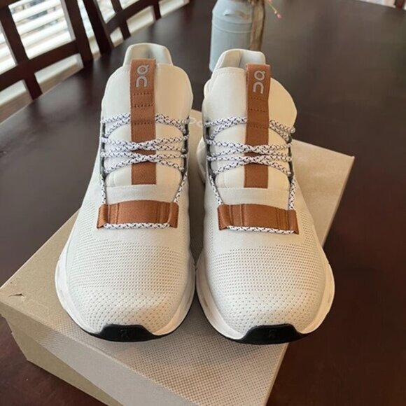 ON Running Cloudnova Women Shoes White Pearl - Picture 3 of 4